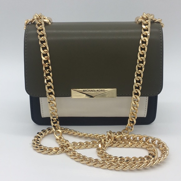 Michael Kors Jade XS Gusset Crossbody Leather - Picture 2 of 7